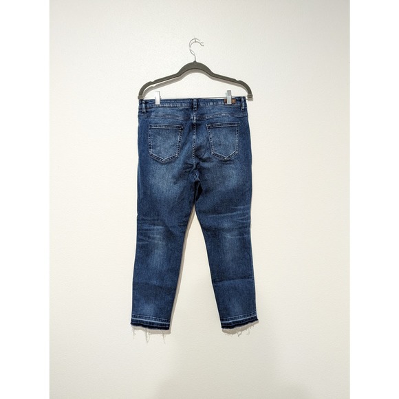 Boden Cropped Denim Jeans Size 10 - Picture 2 of 6